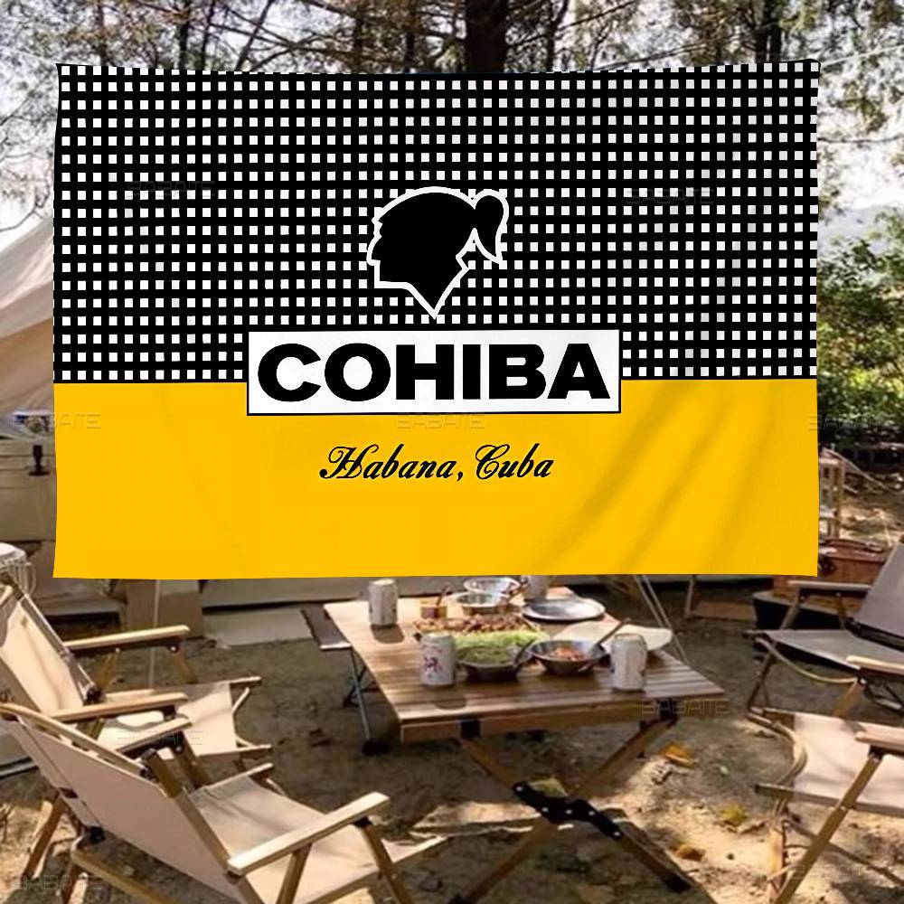 Commercial Banner Printing - Bandeira Publicitária Comercial C-Cohibas com Impressão