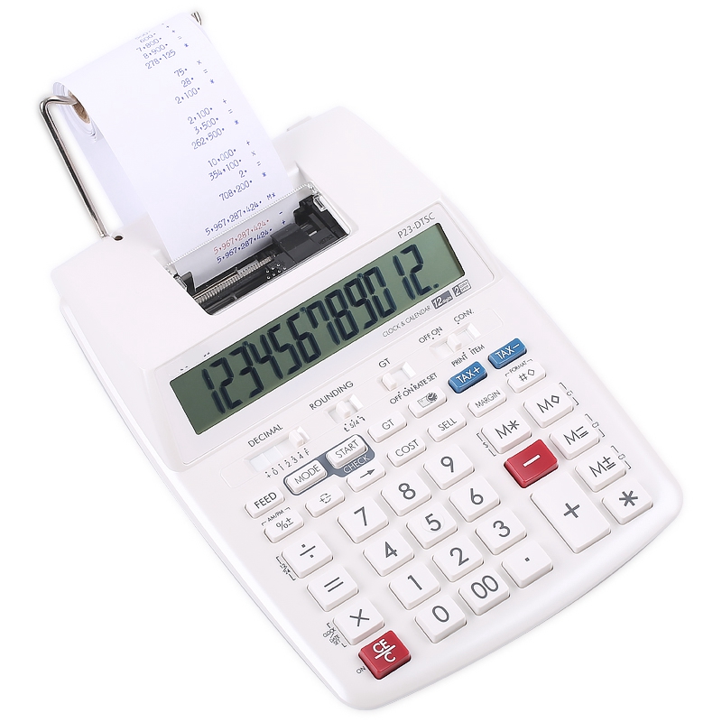 Commercial Printing Calculator - Bateria de computador ou energia CA