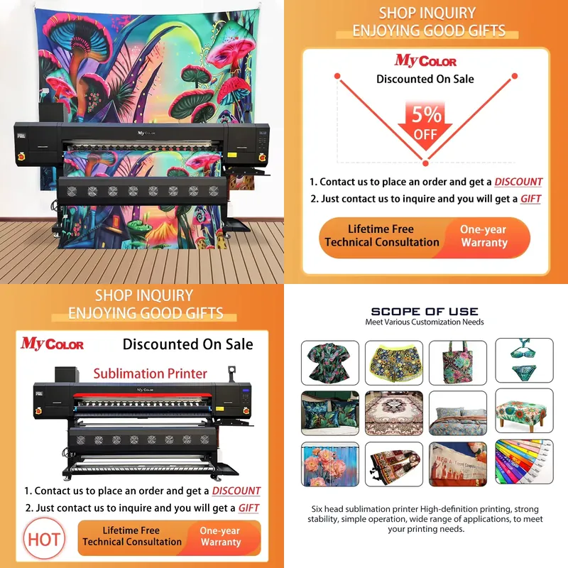 Large Format Sublimation Printer - Impressora de Sublimação de Grande Formato,
