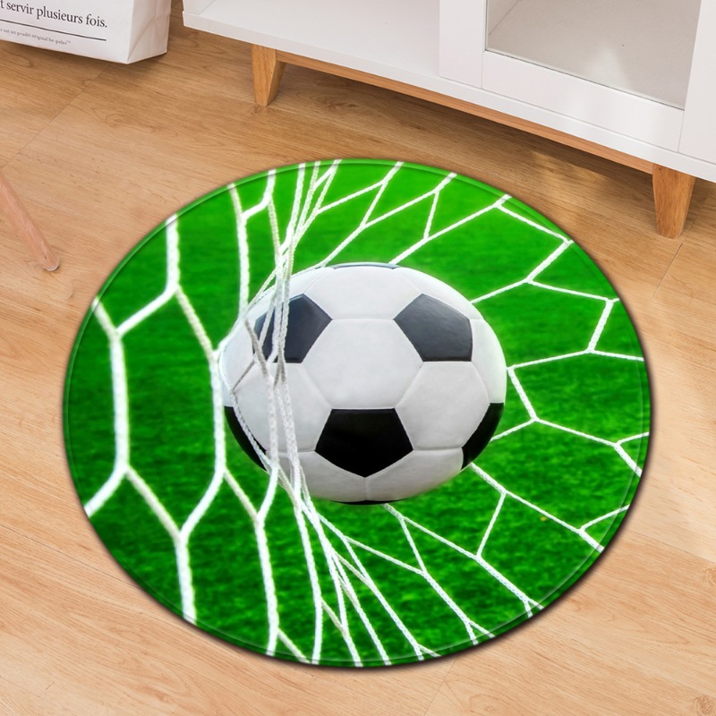 Commercial Printing Machine - Tema de futebol tapete redondo estilo