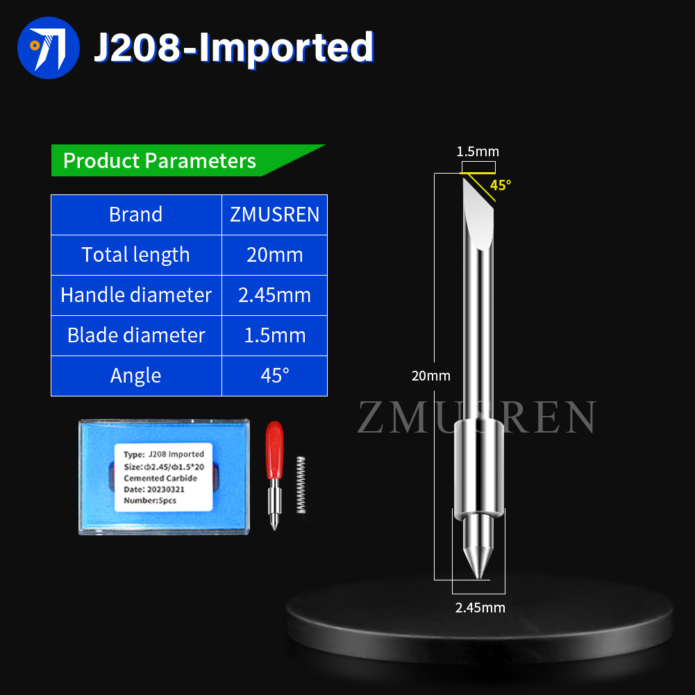 10 Caixas / 50 Peças Lâminas J - Vinyl Cutter Plotter avaliação e preço