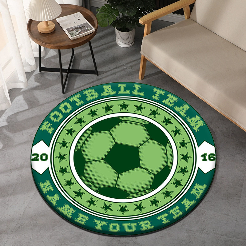 Tema de futebol tapete redondo - Commercial Printing Machine avaliação e preço